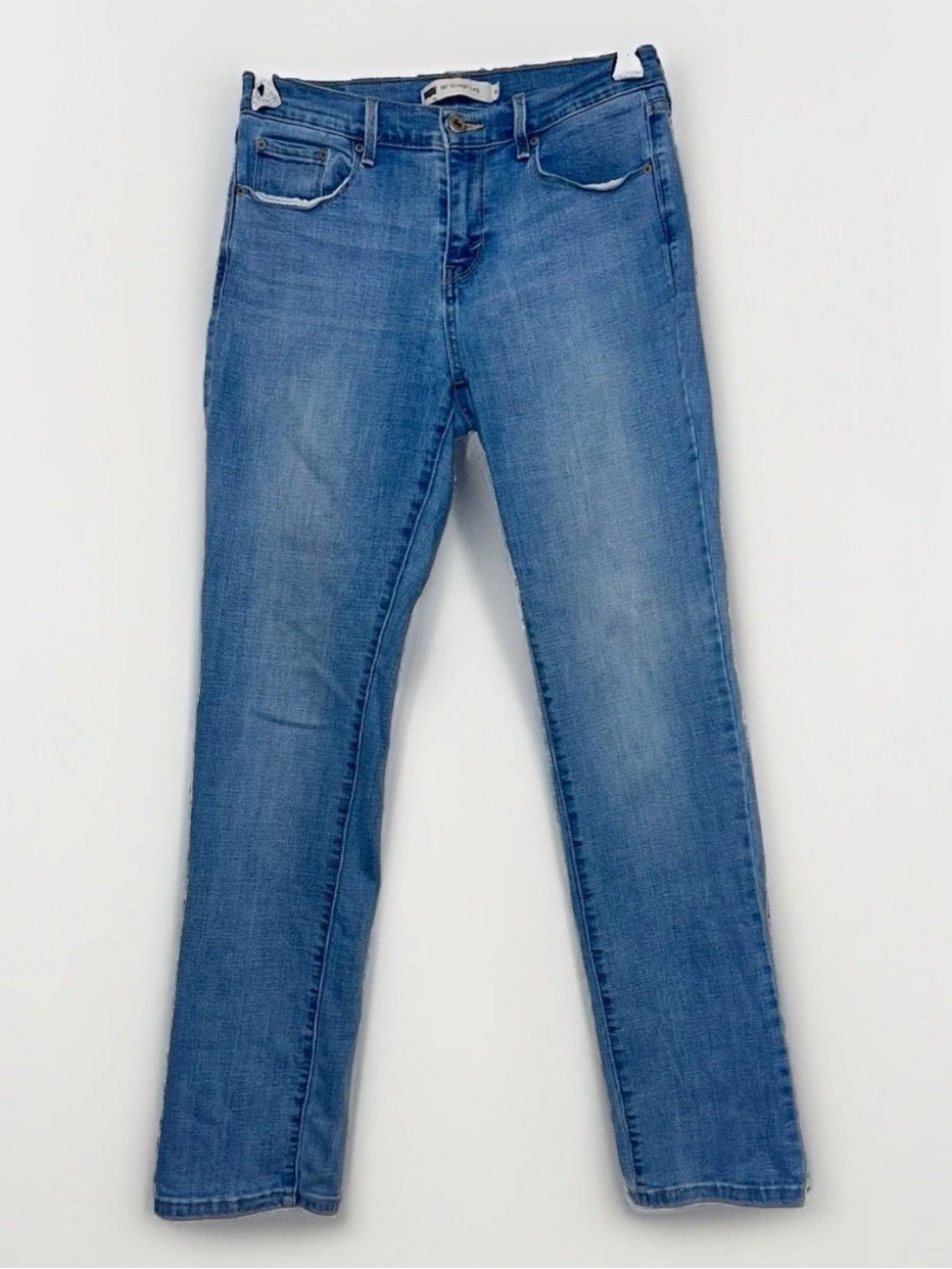 Levi's Stauss Classic 505 Straight Leg Denim Blue Jeans Women's Size 8